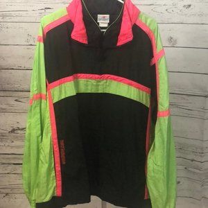 Vintage Neon Windbreaker- Pullover